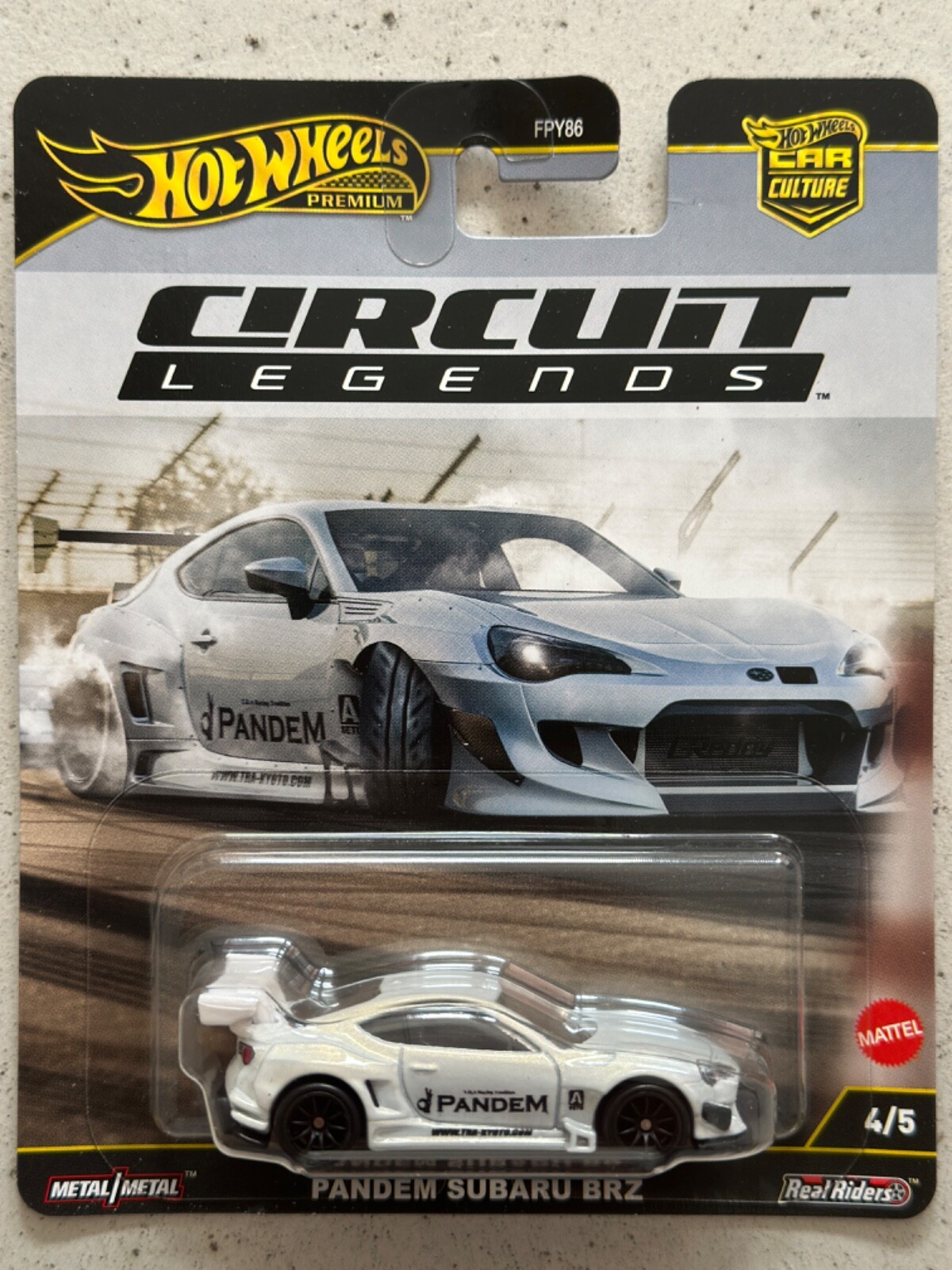 Hot Wheels Circuit Legends PANDEM SUBARU BRZ Car Culture drift car gt86 gr86