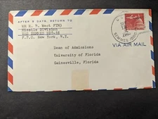 USS SEMMES DDG-18 Naval Cover 1963 MISSILE Division Sailor's Mail