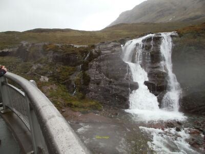 Foto 12x8 Glen Coe Wasserfall Studie, Es hatte viel Regen gegeben, so t c2011