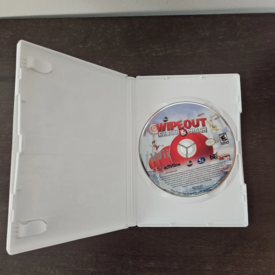 Wipeout: Create & Crash (Nintendo Wii, 2013) USED NO MANUAL - Image 3 of 3