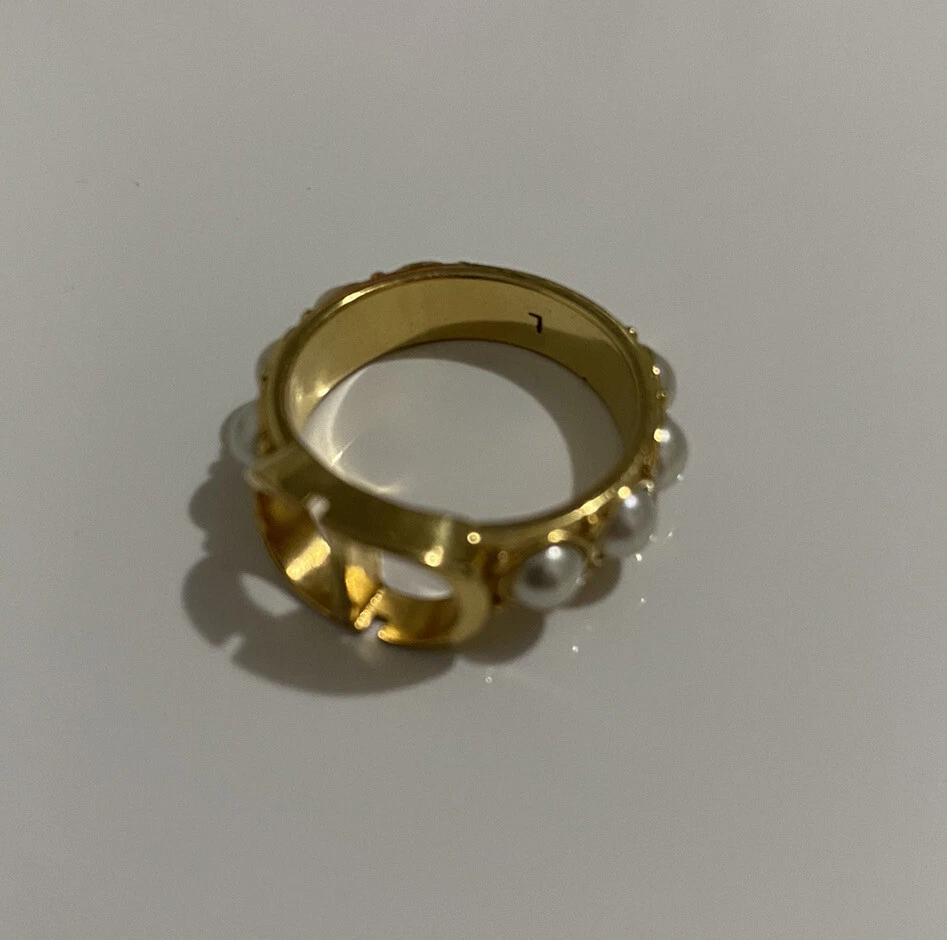 Dior ring on sale with pearl