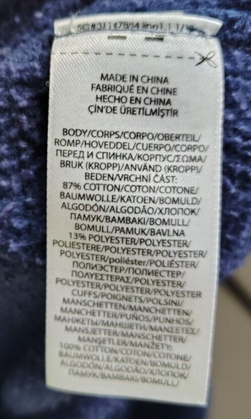 Ralph Lauren Pink Pony Youth Pullover Felpa con Cappuccio Logo Blu Navy XL (18 20)