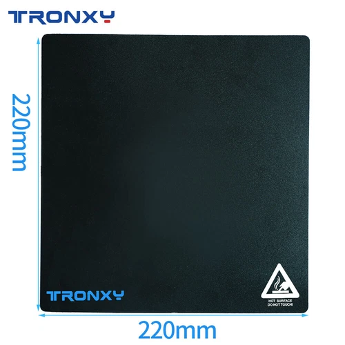 3D Printer Hot Bed Heatbed Plate PVC Sticker 220×220mm For Creality /  Anycubic