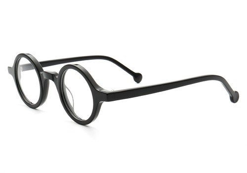 Round Retro Hipster Eyeglasses Frames Tortoise Vintage Full Rim Acetate Glasses - Picture 3 of 12