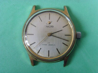 Vintage Swiss ENICAR 17J Manual Watch