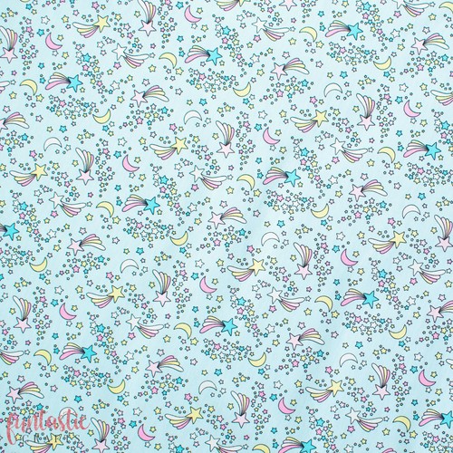 Navy Constellation 100% Cotton Fabric Starry Night Sky Space Stars Galaxy Fabric - Picture 15 of 16