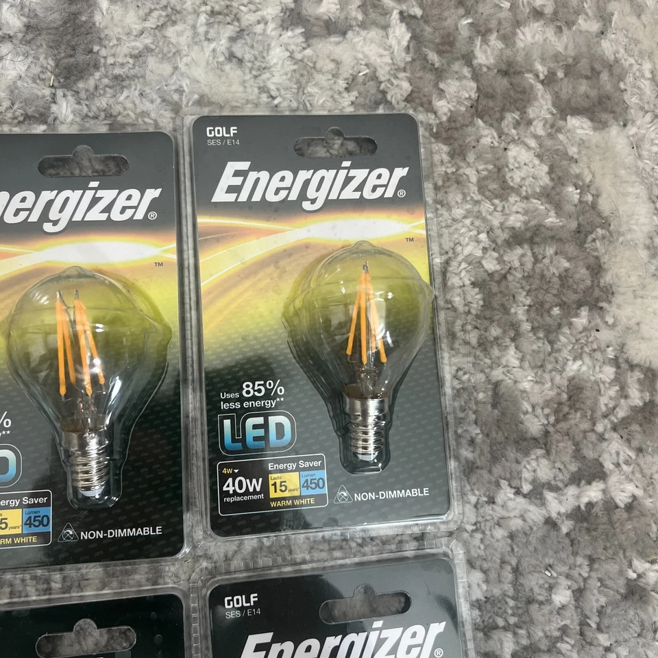 Energizer LED SES E14 Candle Golf Non Dimmable Bulb Warm White 450 lm X7 - Image 4 of 4