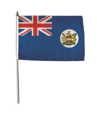 Stockflagge Fahne Flagge Hong Kong alt 30 x 45 cm