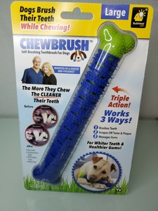 dog self brushing toothbrush