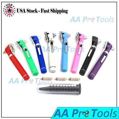 LED Fiber Optic Otoscope Ear Care ENT Mini Pocket Diagnostic (CHOOSE AN OPTION)