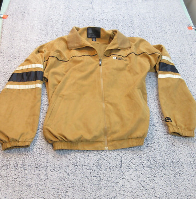 Ecko Function Jacket Men s Large Y2K Brown Mesh Lined Faux Suede Full Zip
