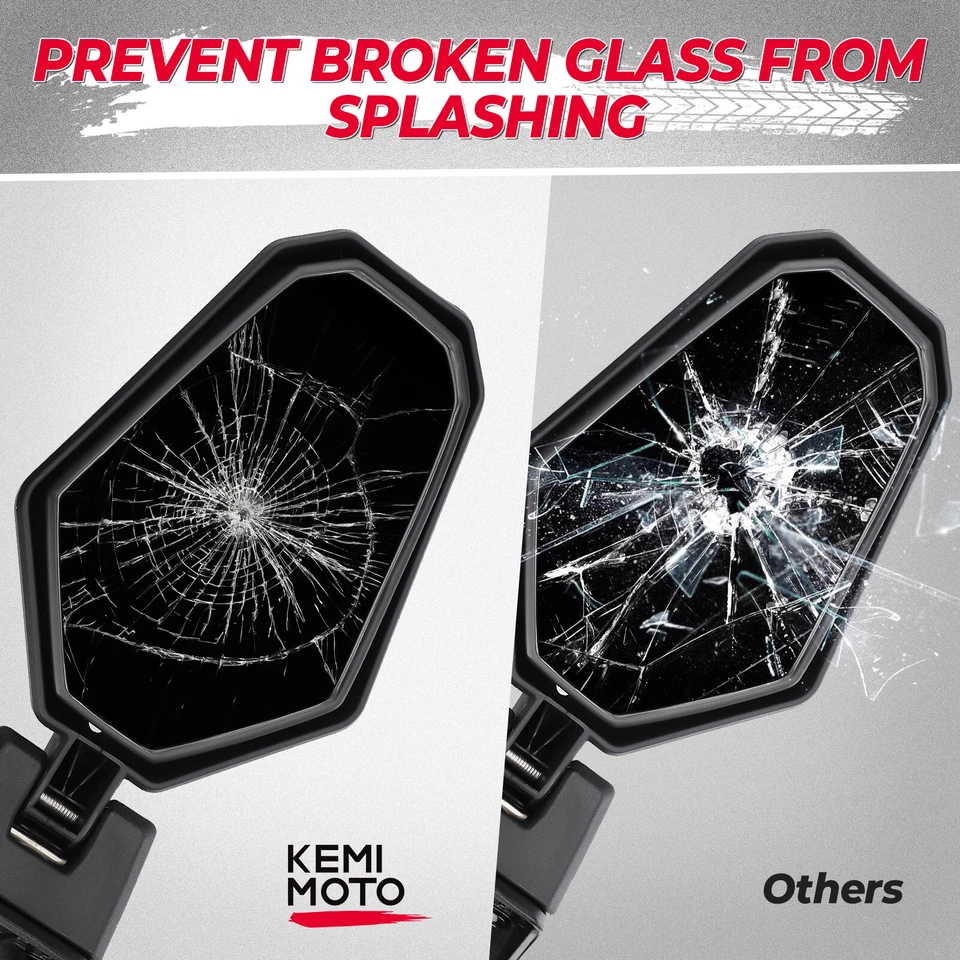 Espejos retrovisores laterales UTV para Can Am Maverick Sport/Trail 2018-2025 715003639 Foto 3 de 4