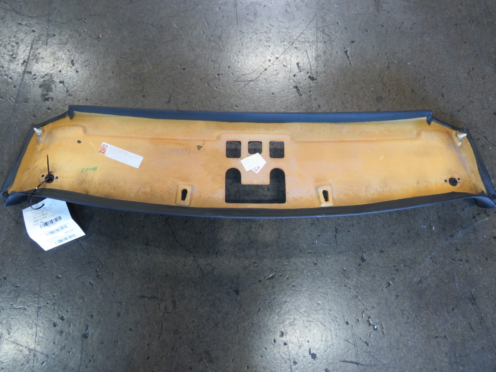 Ferrari 575, Sun Visor Trim Panel, Used, Loose Leather, P/N 66843600