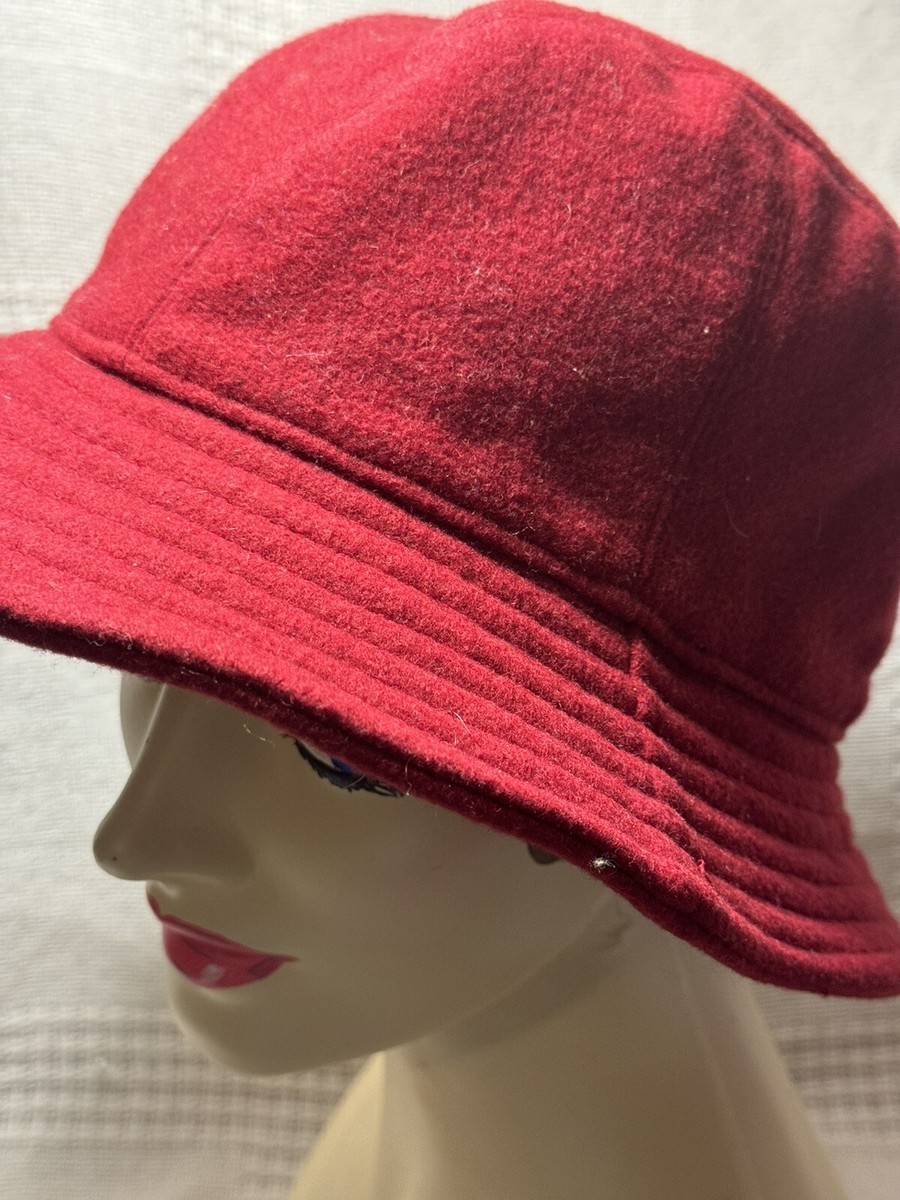 Vintage Banana Republic Wool Italian Made Bucket Hat M/L 