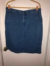 LEE CASUALS.....Denim Skirt....Womens 18 M....Pre-Owned