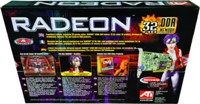 ATI Radeon 32MB DDR, 2X/4X AGP, Vintage 2000 Collectible, New