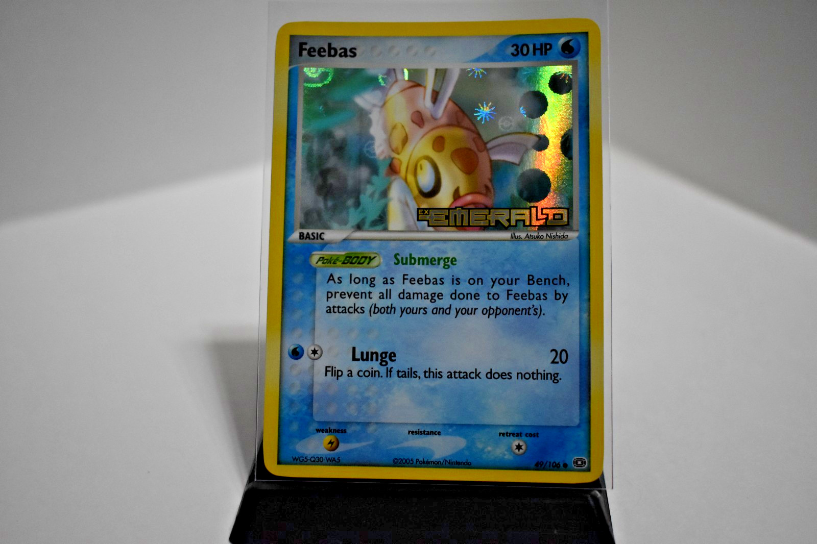 Pokémon TCG - Feebas 49/106 Emerald Reverse Holo - NM