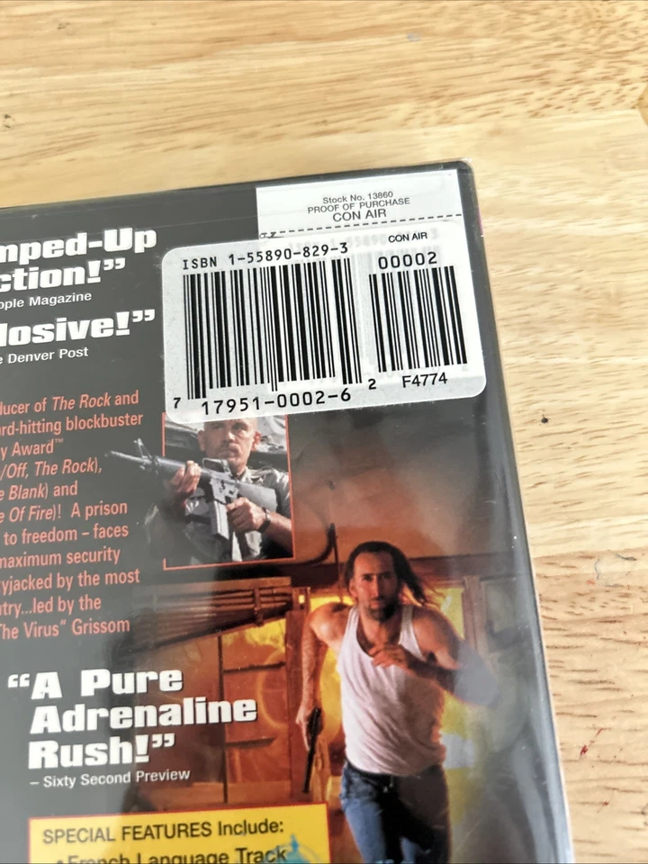 CON AIR  (DVD)Nicolas Cage John Cusack John Malkovich - NEW Authentic US Release - Image 3 of 4