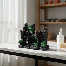 Aquatic Pet Aquarium Castle Decoration Simulation Building Aquarium Castle