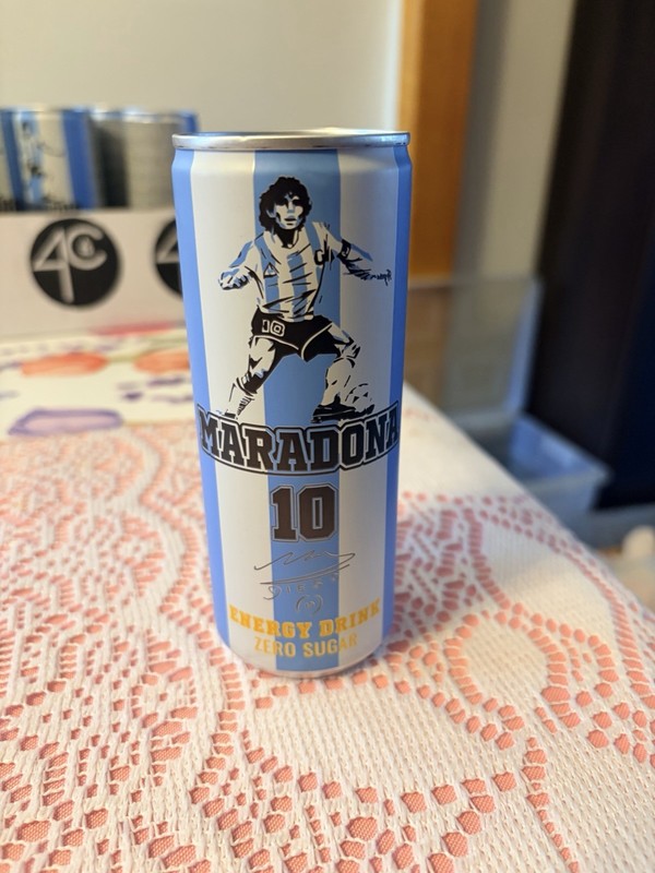 Diego Maradona Energy Drink 250 Ml New Sealed Unopened Soccer Futbol World Cup