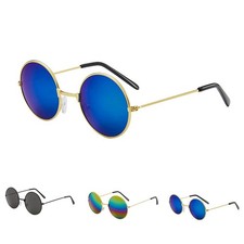 Round Sunglasses European UV400 Fashion Personality Retro Sun Protection