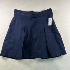 Gap Kids NavyBlue Pleated Uniform Skort Adjustable Waist Size 18 NWT 886952-01-1