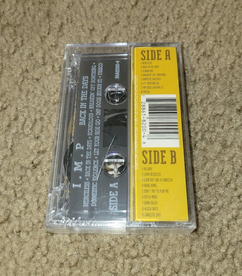 IMP - Back In The Days - 1993 Cassette Tape - Sealed New - Bay Area Rap - Rare - Image 2 of 4