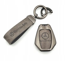 Premium 3-in-1 Mercedes Schl&uuml;sselanh&auml;nger Etui & Leder Schl&uuml;sselanh&auml;nger Schutz