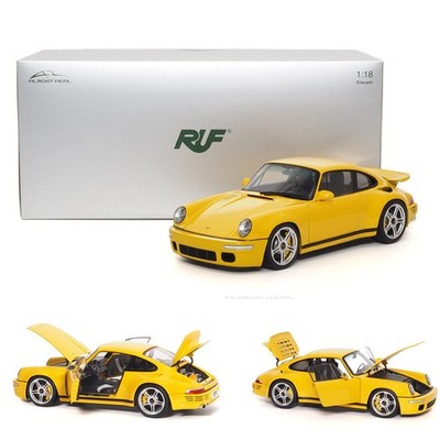 1:18 Porsche 911 RUF Yellowbird Legierung voll zu öffnen Modellauto Sammlerstück