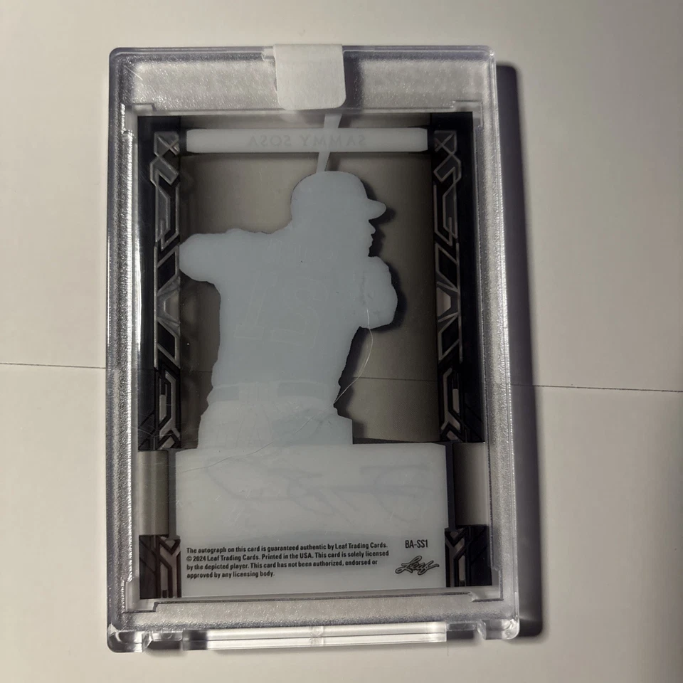 2024 Leaf Sports Heros Sammy Sosa Auto /25 - Image 2 of 2
