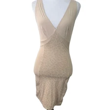 Assets by Spanx Red Hot Cheetah Full Slip Slimming Shapewear Dress Size Medium