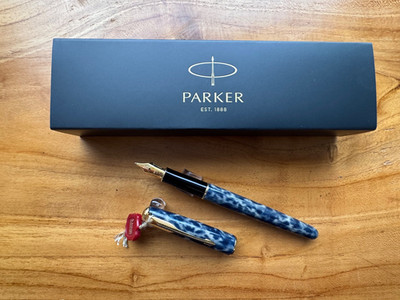Parker Sonnet Indigo Laque GT Füllfederhalter - 1993