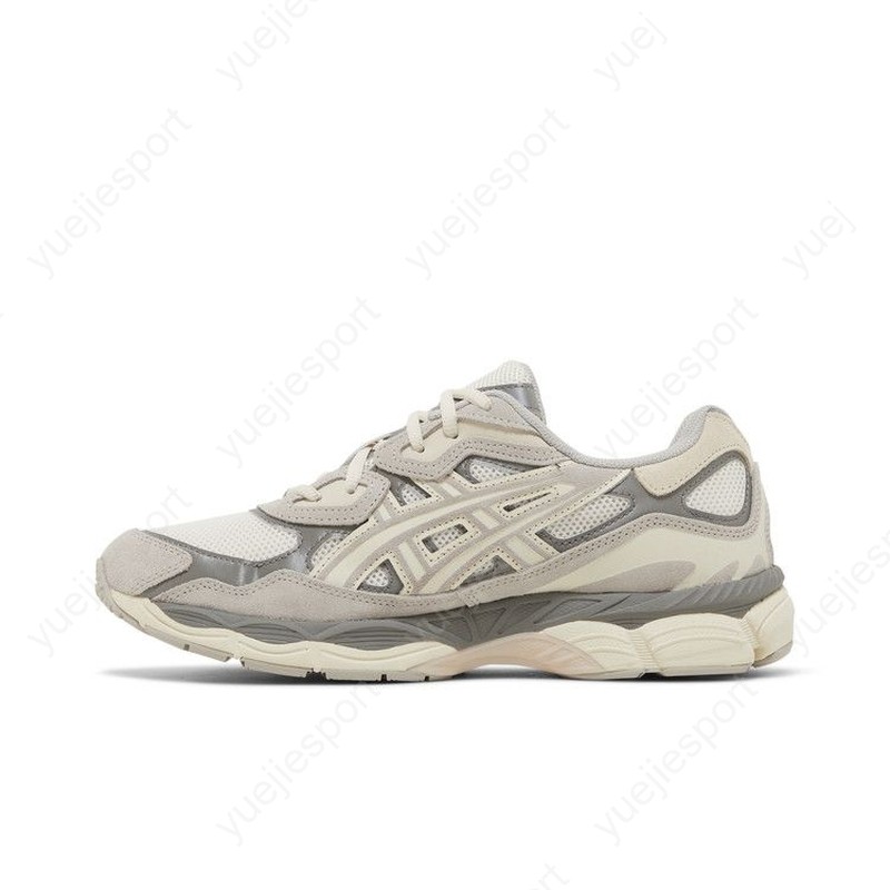 Size 6.5 - ASICS Gel NYC Cream Oyster Grey for sale online | eBay