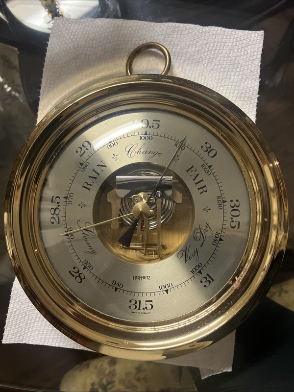 Vintage Hoffritz Barometer Mede In Germany