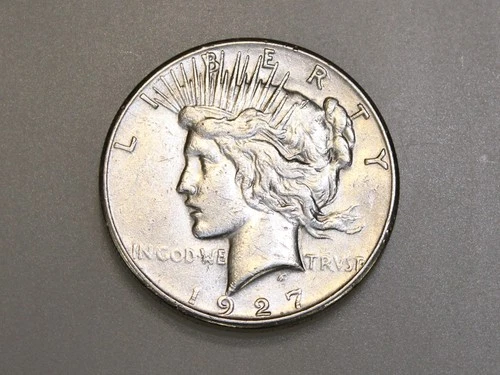 1927-S $1 PEACE SILVER ONE DOLLAR