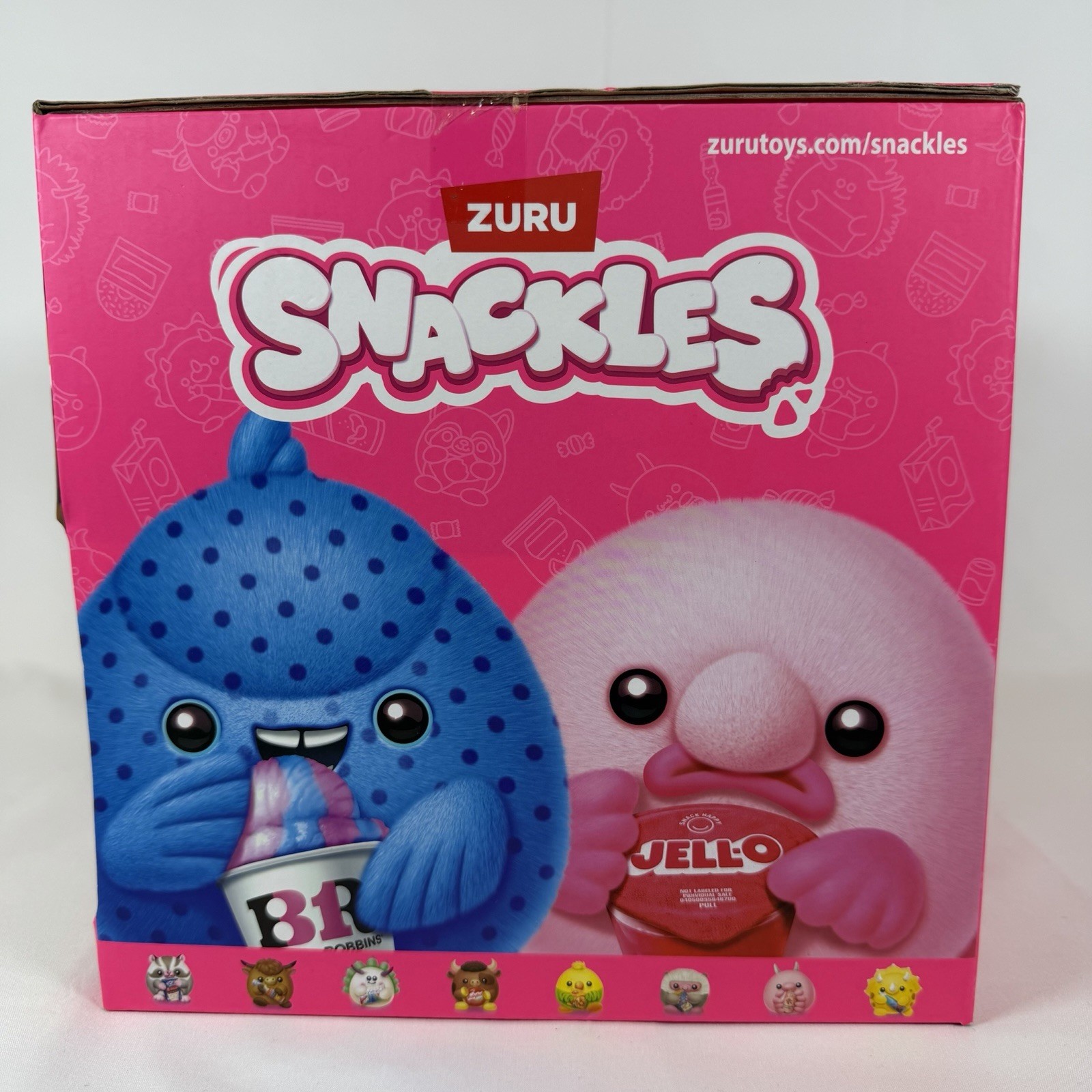 ZURU Snackles Surprise Ball 5 Inch Plush In Mystery capsule-Christmas Gift ￼