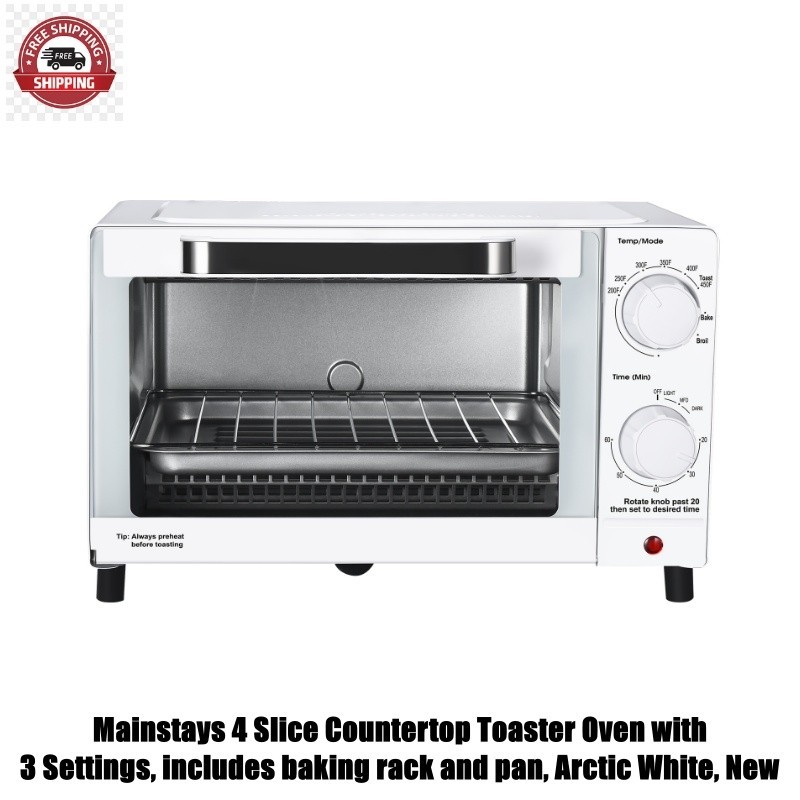 Walmart Mainstays Slice Toaster Oven Manual Mini Toaster