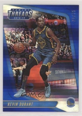 2018-19 Panini Threads Premium Blue 21/75 Kevin Durant #96 1le