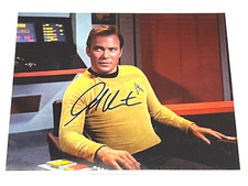 STAR TREK THE ORIGINAL SERIES WILLIAM SHATNER SIGNED 8X10 PHOTO W/COA