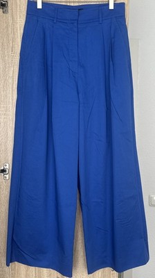 Max Mara Hose Gr. 36/S Blau Baumwolle wNeu