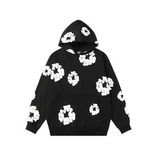 Cotton Tree Flower Hoodie - Foam American Streetwear