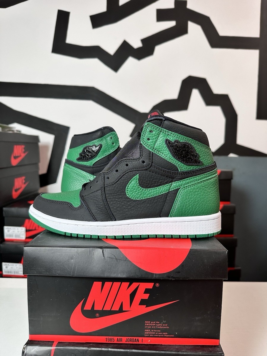 Air Jordan 1 Retro High OG Pine Green White Black Gym Red