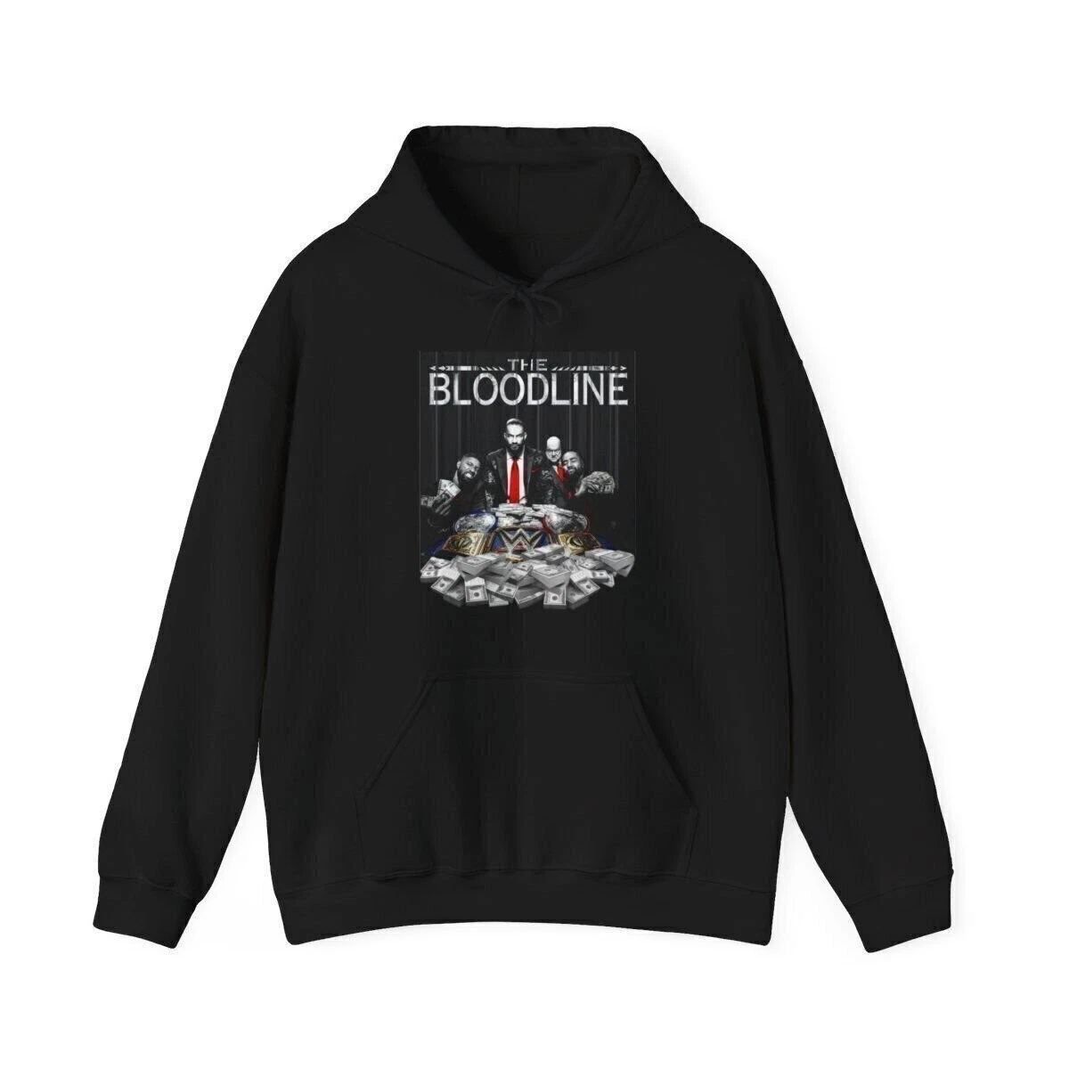 Bloodline Roman Reigns & Usos Double Sided Hoodie Black Sweatshirt