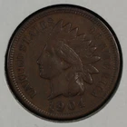 Indian Head Cent. 1904 Fine. Lot # 9049-327-030