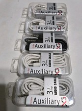 Auxiliary Aux Cable 3.5mm To 3.5mm Feet Audio Cable Lot Of 5