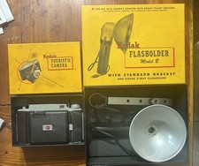 Kodak Tourist II Black Folding Camera with Flashholder Model B