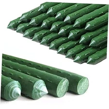 Kogrew, 6Ft 25Pcs Plant Stakes Garden Tomato Sticks Supports for Potted 