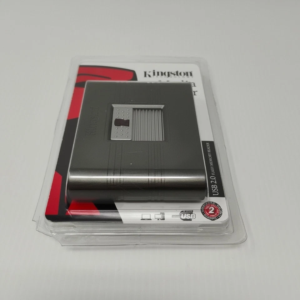 Kingston Technology Media Reader USB 2.0 Flash Memory FCR-HS219/1 Sealed Package - Image 2 of 4