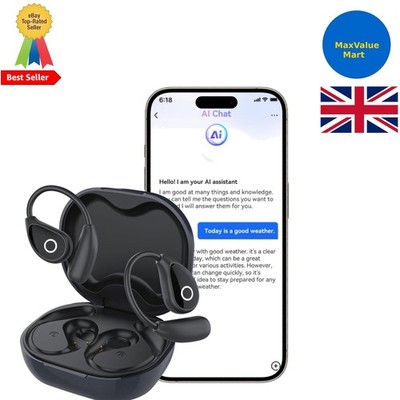 Open Ear Bluetooth 5.4 Kopfhörer mit 164 Sprachunterstützung - Reisen & Lernen