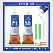 Shoe Glue Sole Repair Kit 15ML x2 Heavy Duty Shoe Adhesive Waterproof Flexibl...